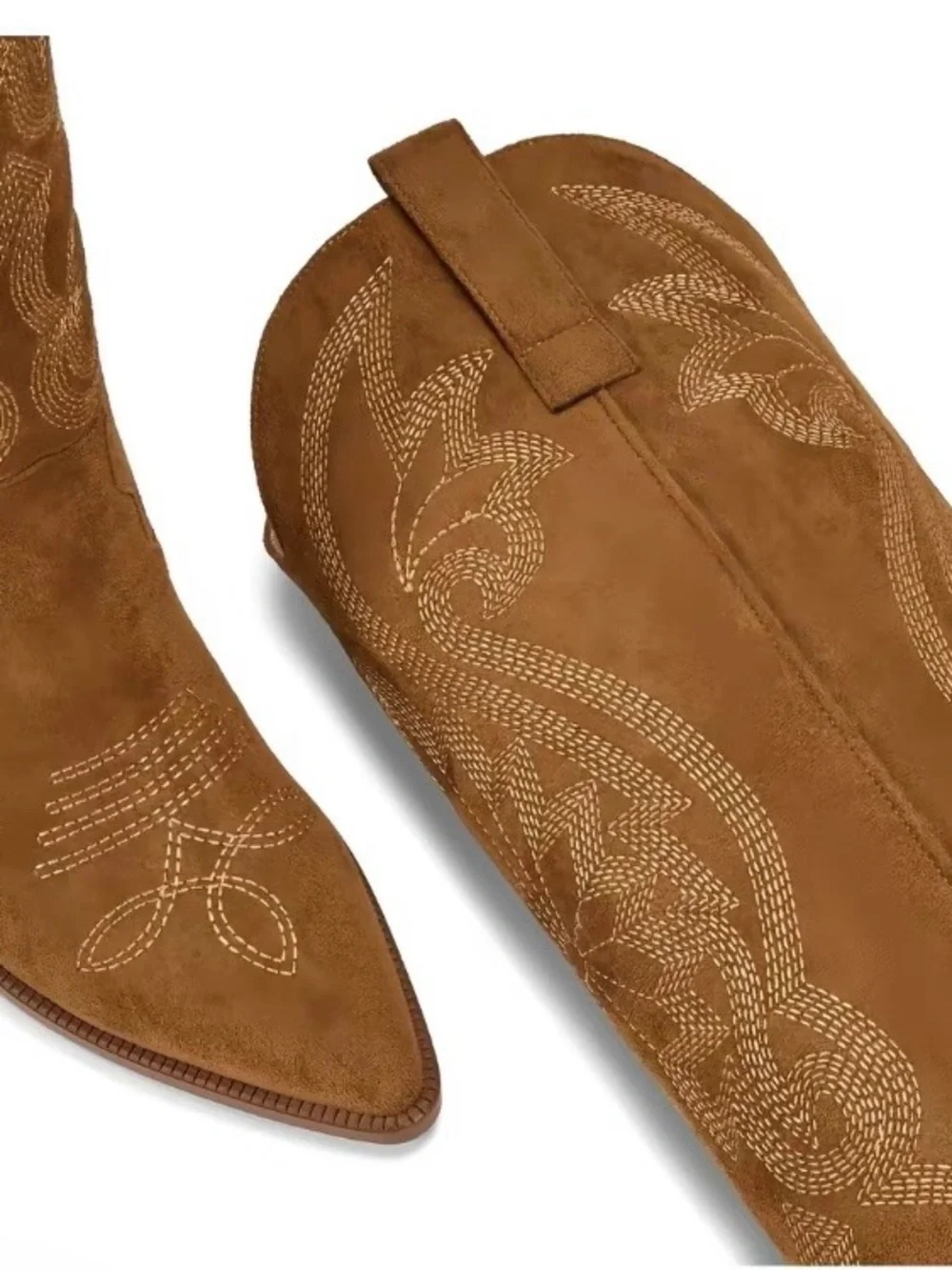 Women’s Tall Brown Suede Western Boot